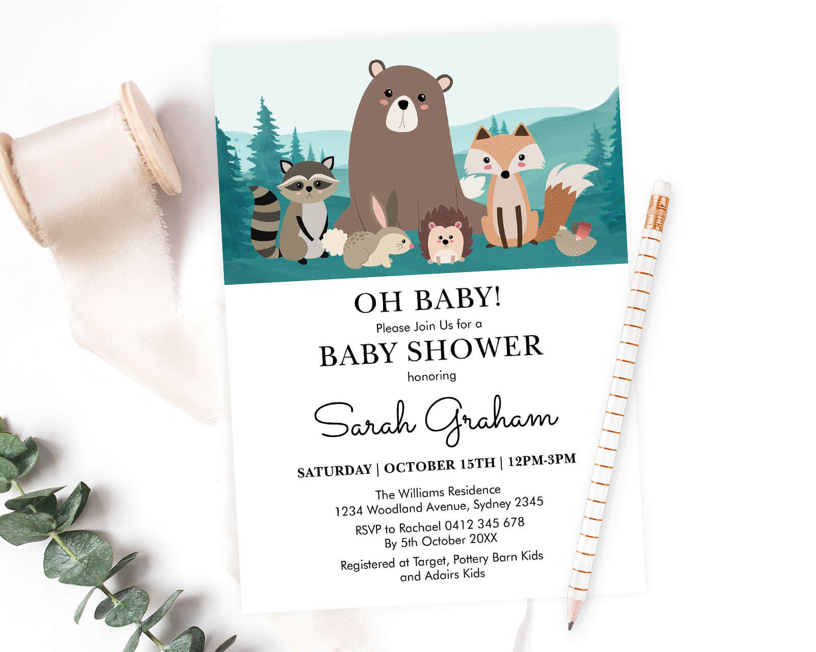 Beautiful baby clearance shower invitations